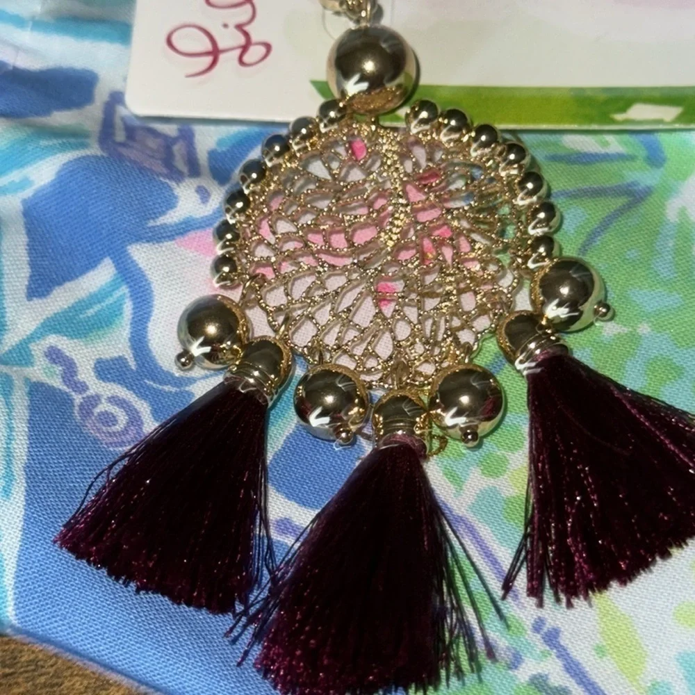 Lilly Pulitzer Sea Dreamer Earrings Amarena Cherry